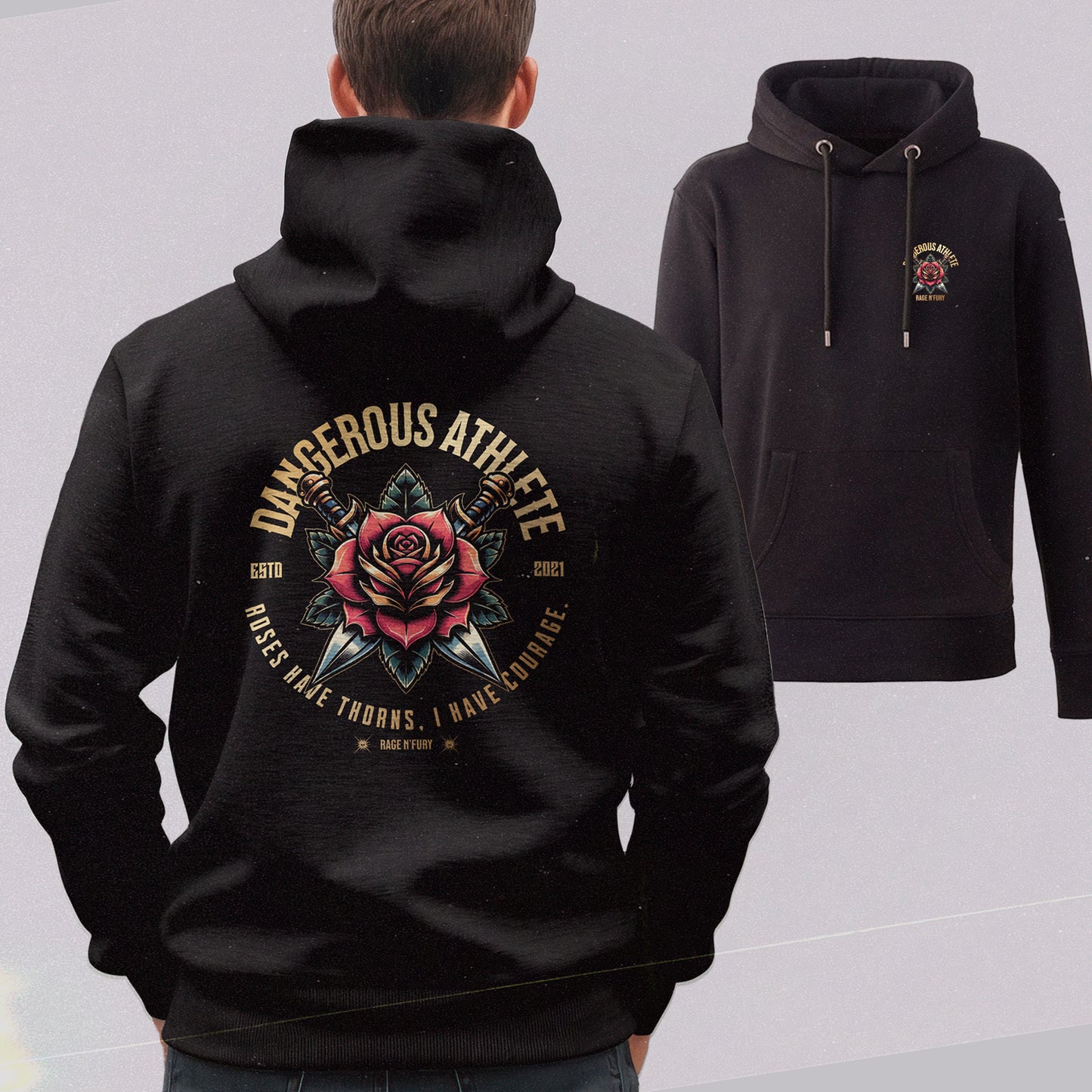 Sweat Hoodie Noir Femme à personnaliser