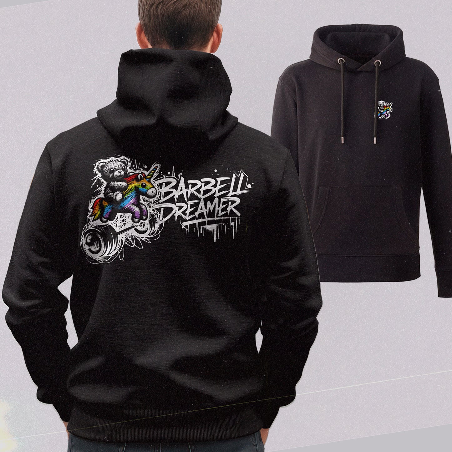 Sweat Hoodie Noir Femme à personnaliser