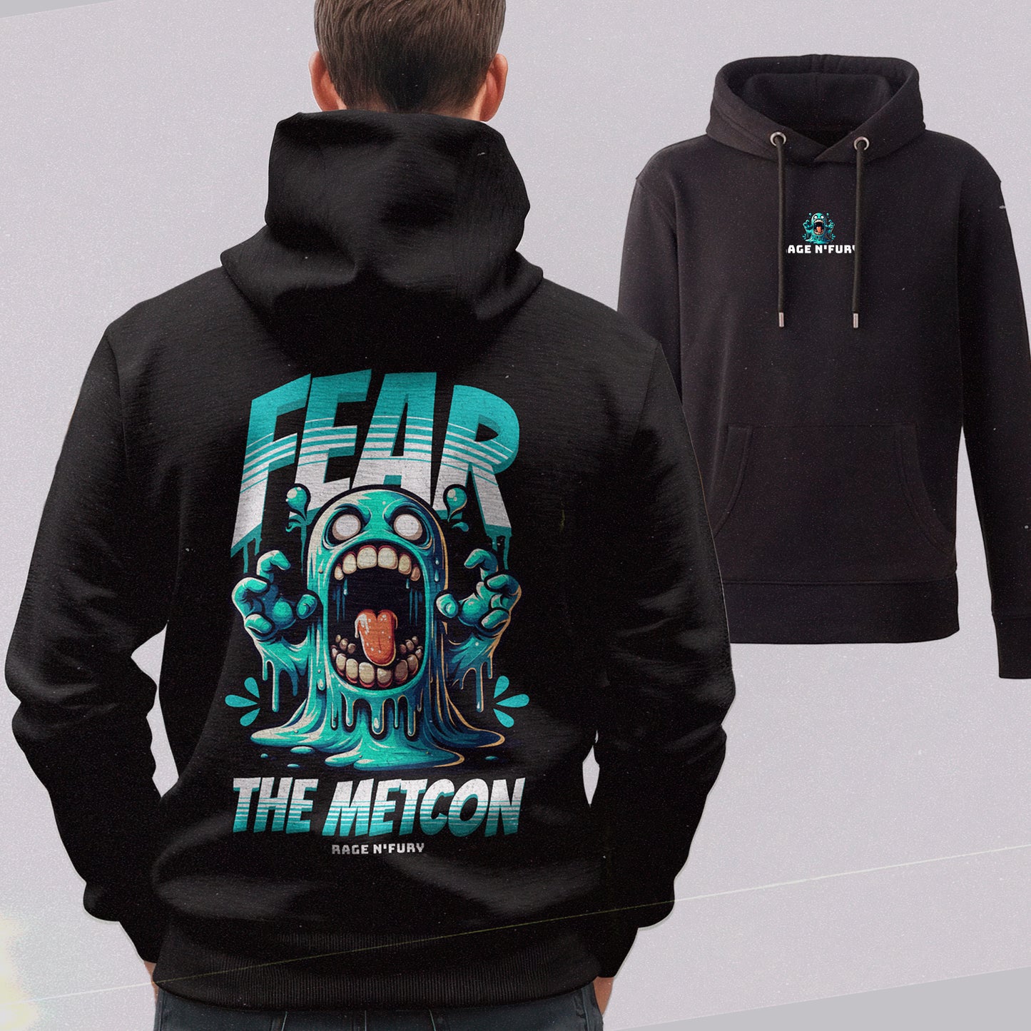 Sweat Hoodie Noir Femme à personnaliser