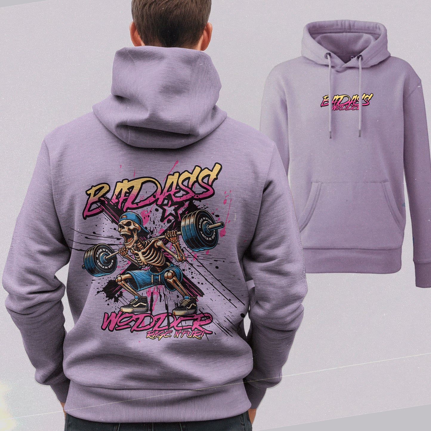 Sweat Hoodie Homme Lavande à personnaliser