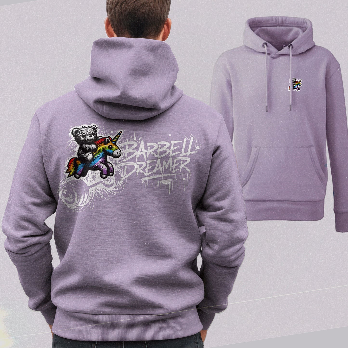Sweat Hoodie Homme Lavande à personnaliser