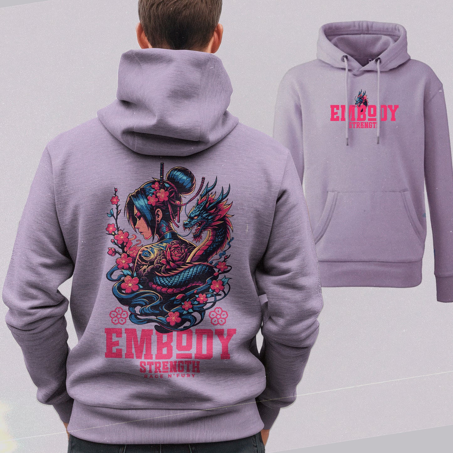 Sweat Hoodie Homme Lavande à personnaliser