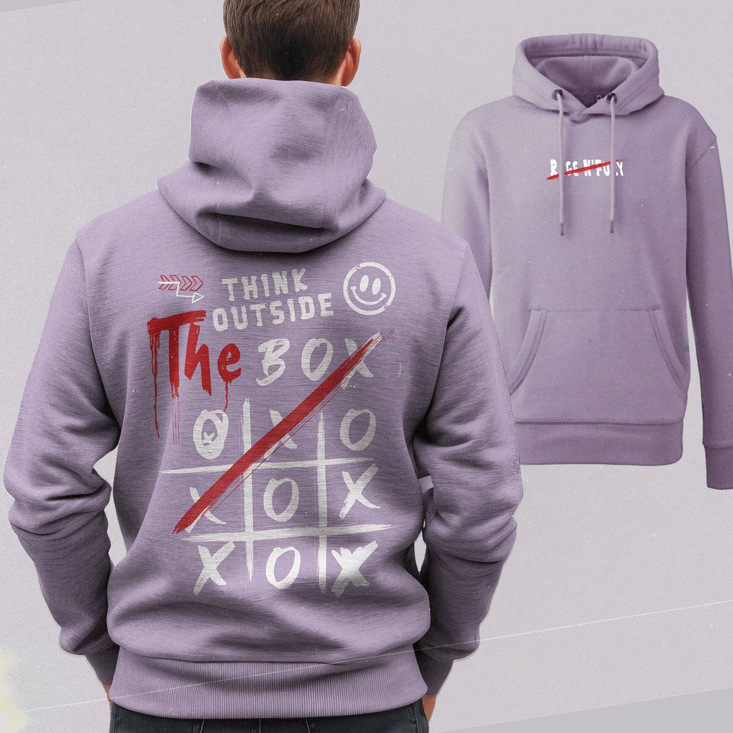 Sweat Hoodie Homme Lavande à personnaliser