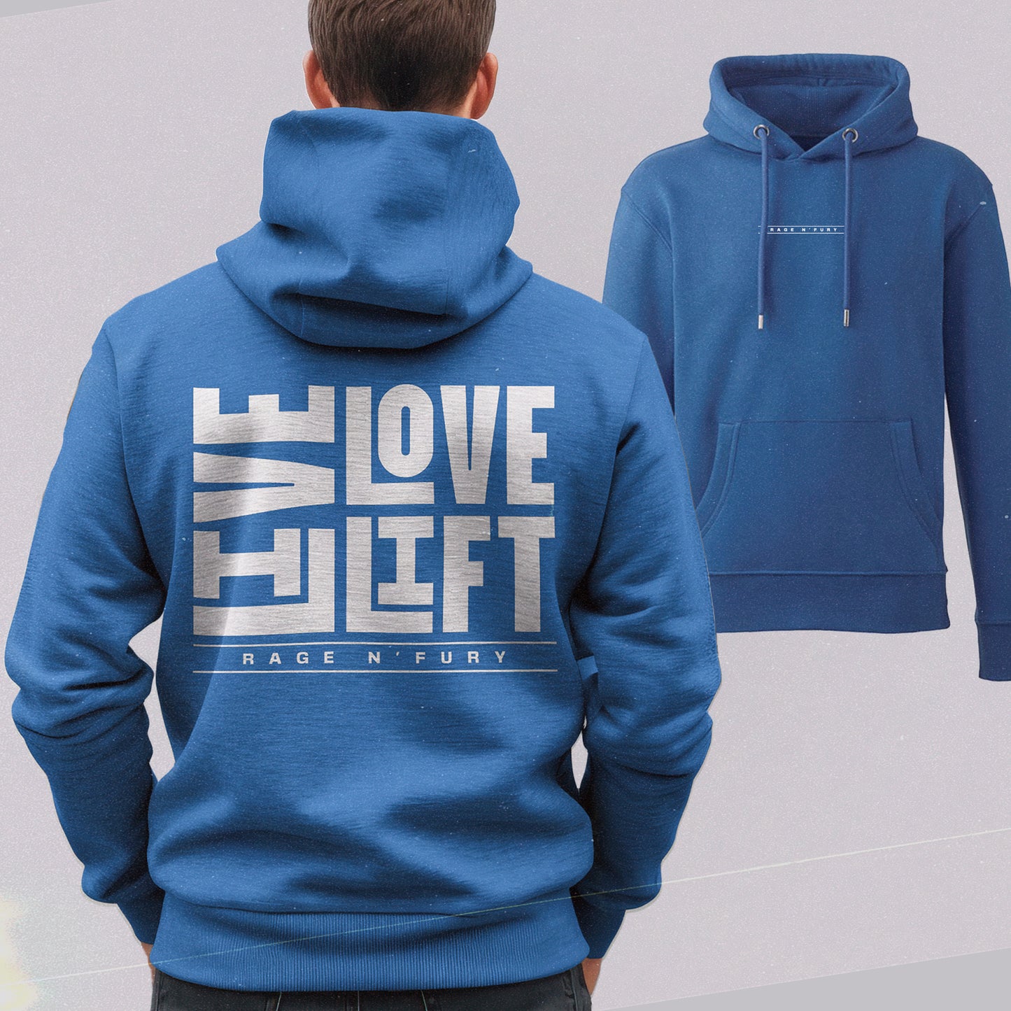 Sweat Hoodie Homme Royal Blue à personnaliser