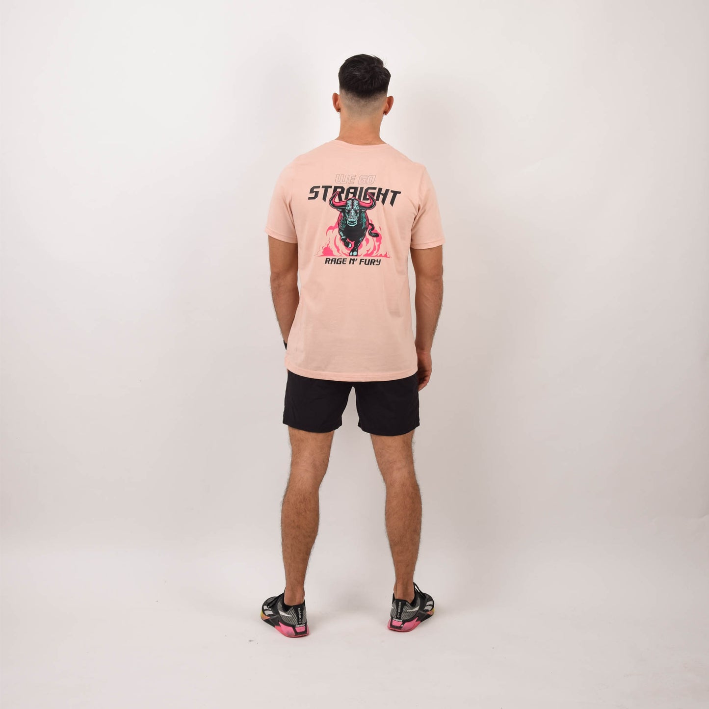 Tshirt rose Raging BULL