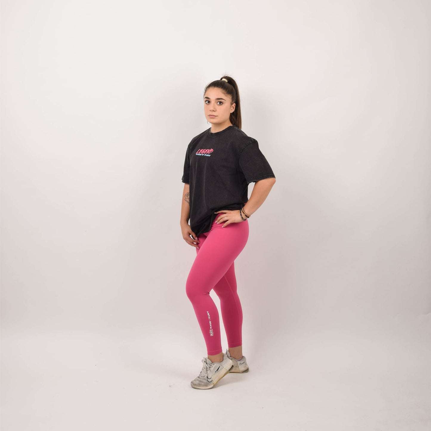 Tshirt unisex Oversize Black Washed LEGEND