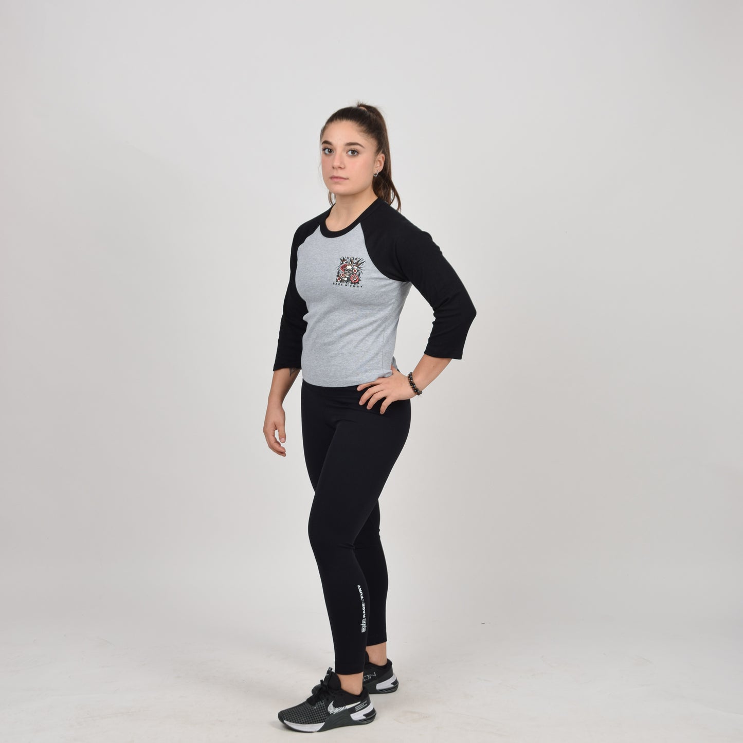 Tshirt NOT DEAD Gris