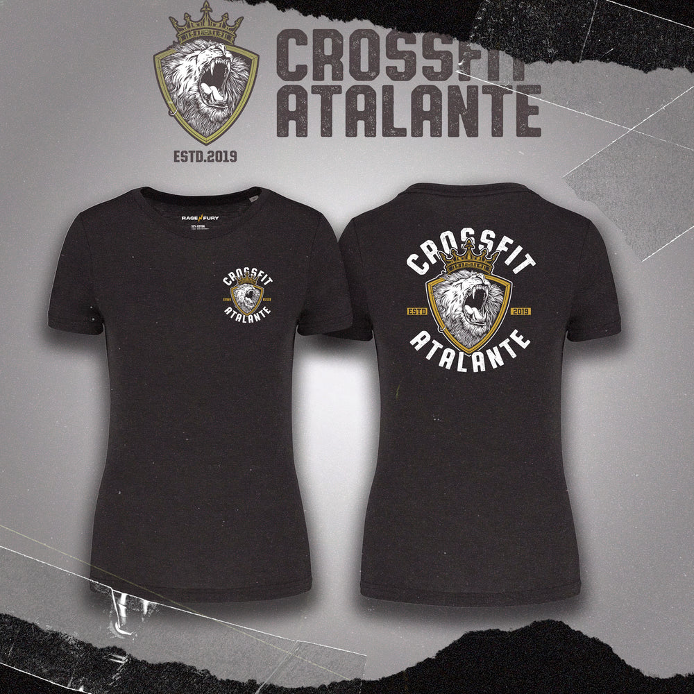 Tshirt Femme Noir CrossFit Atalante