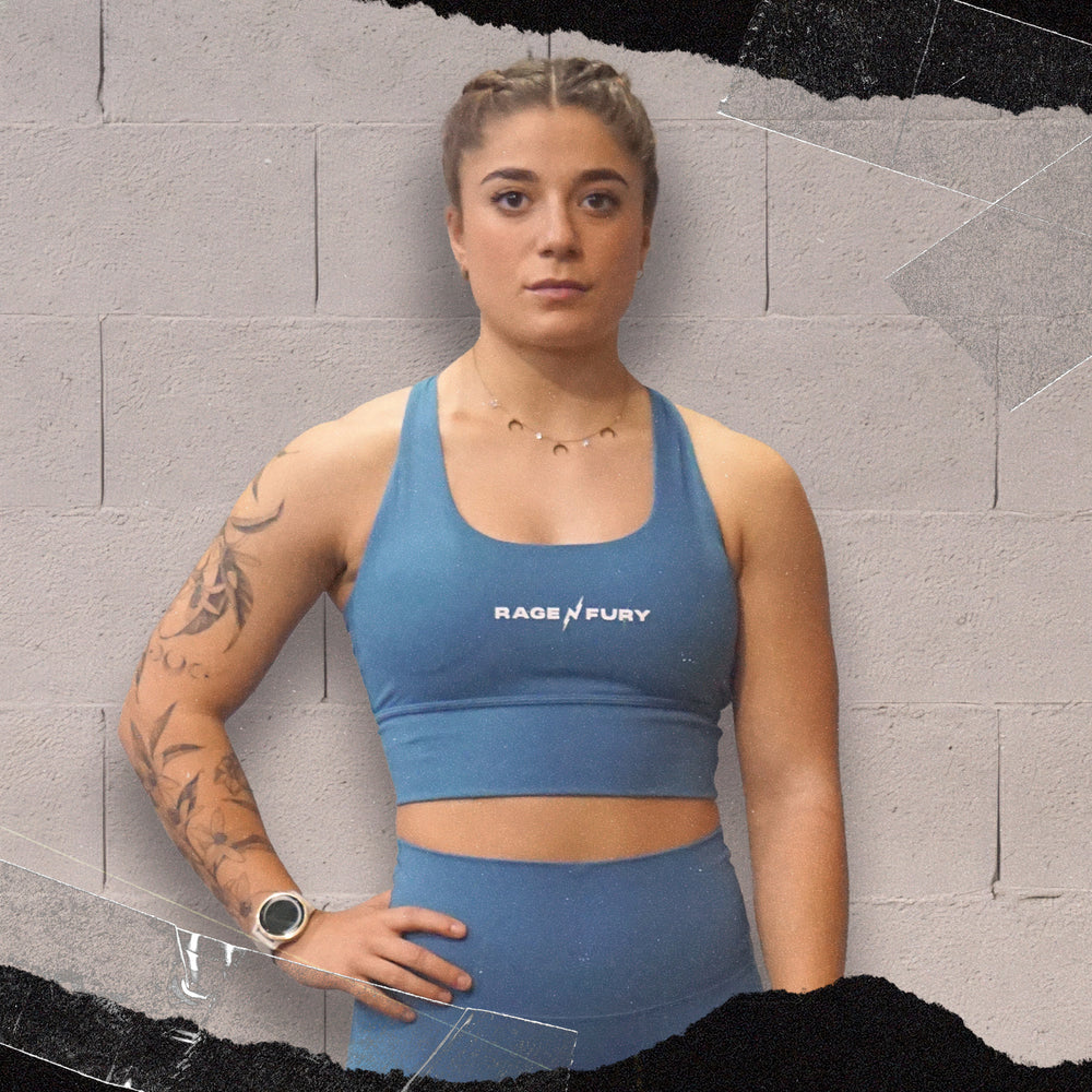 Brassière Bleu IRON HEART