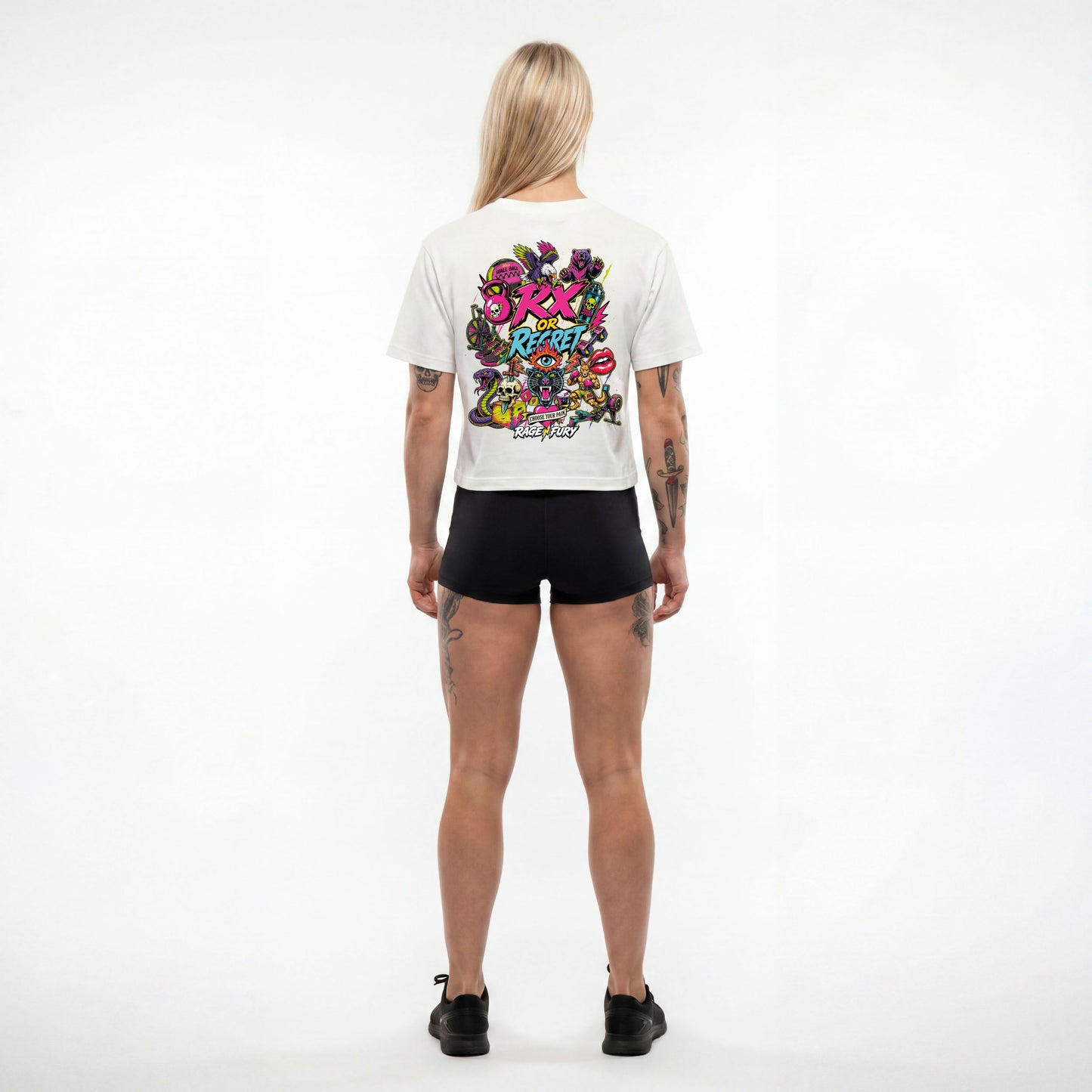 
                  
                    Tshirt Crop Blanc OVERKILL
                  
                