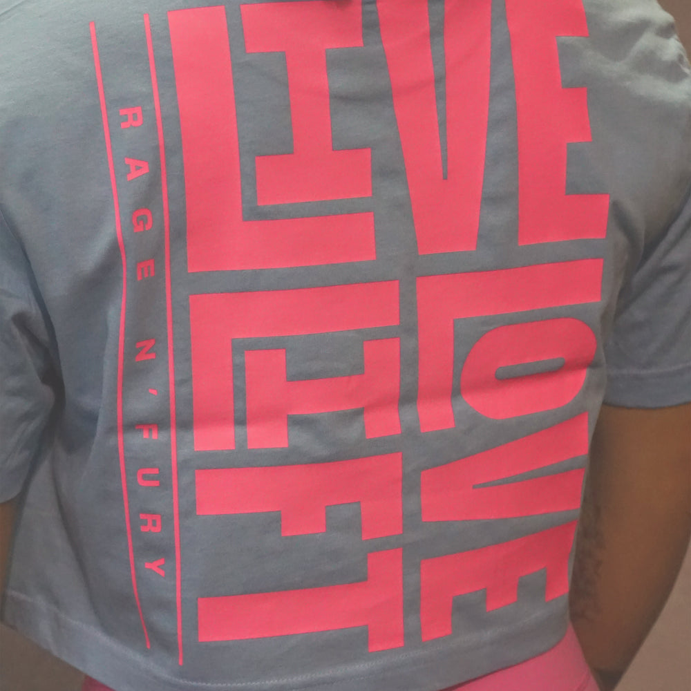 
                  
                    Tshirt Crop Bleu LOVE
                  
                