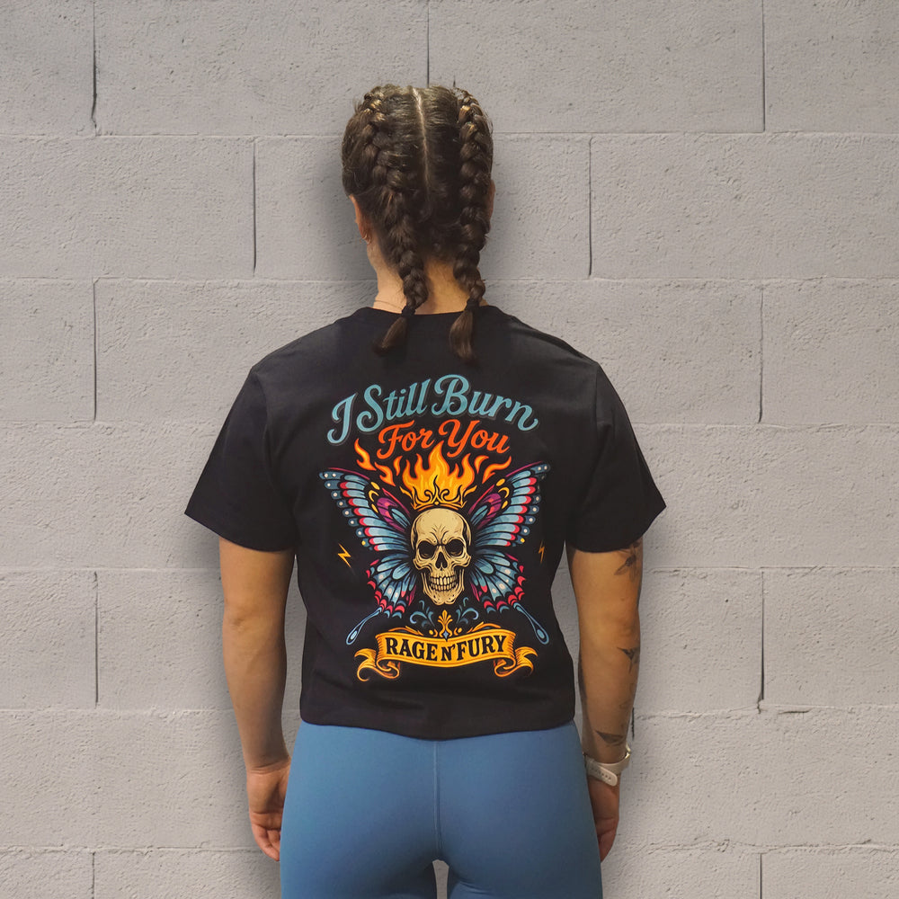 
                  
                    Tshirt Crop BURNING WINGS
                  
                