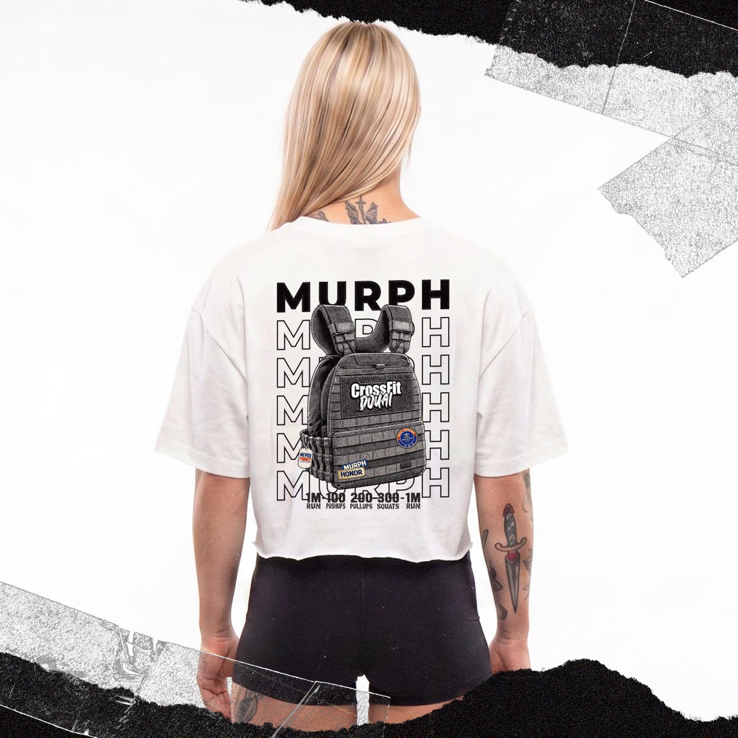 
                  
                    Tshirt Crop Oversize Blanc MURPH
                  
                