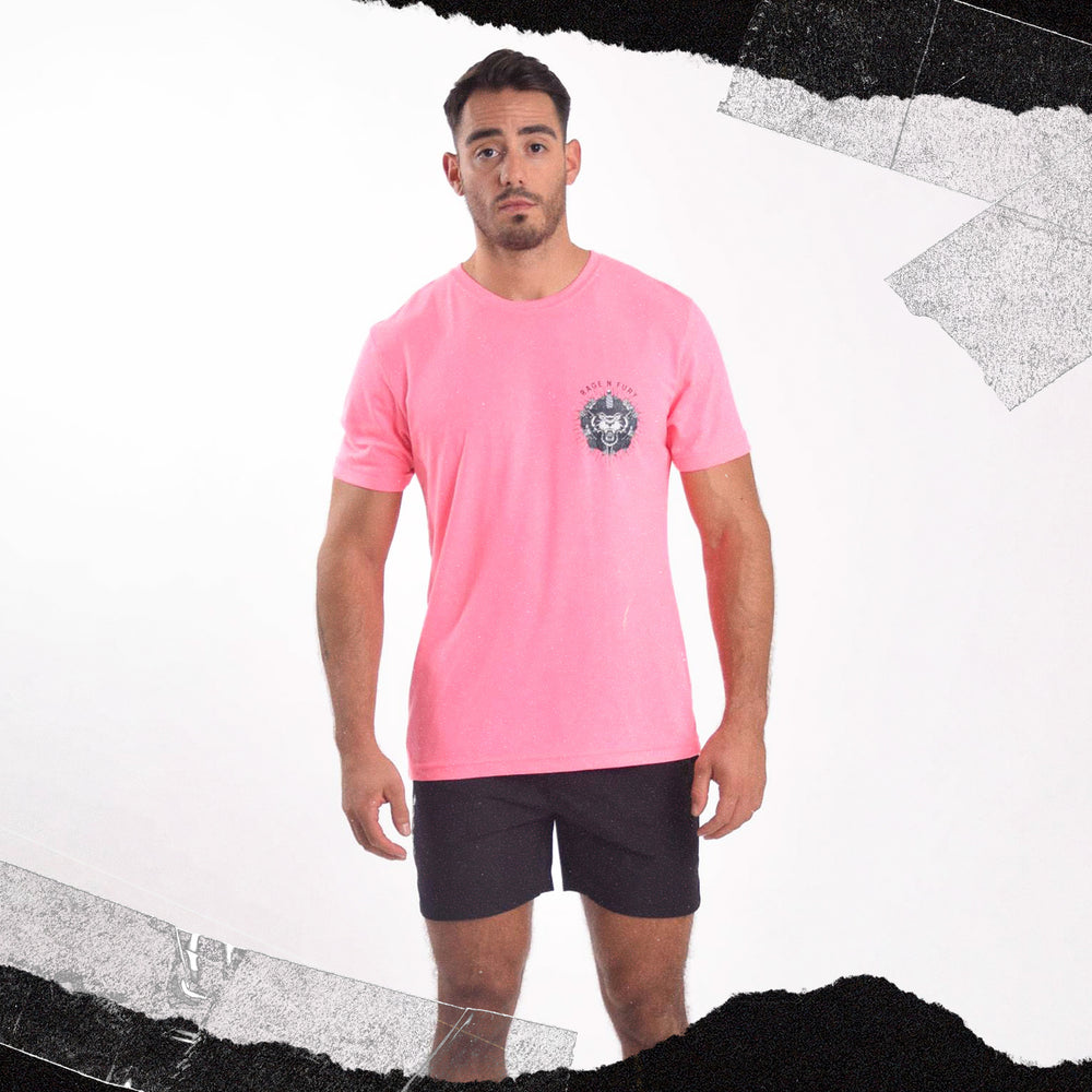 
                  
                    Tshirt Neon Pink Barbells Attack
                  
                