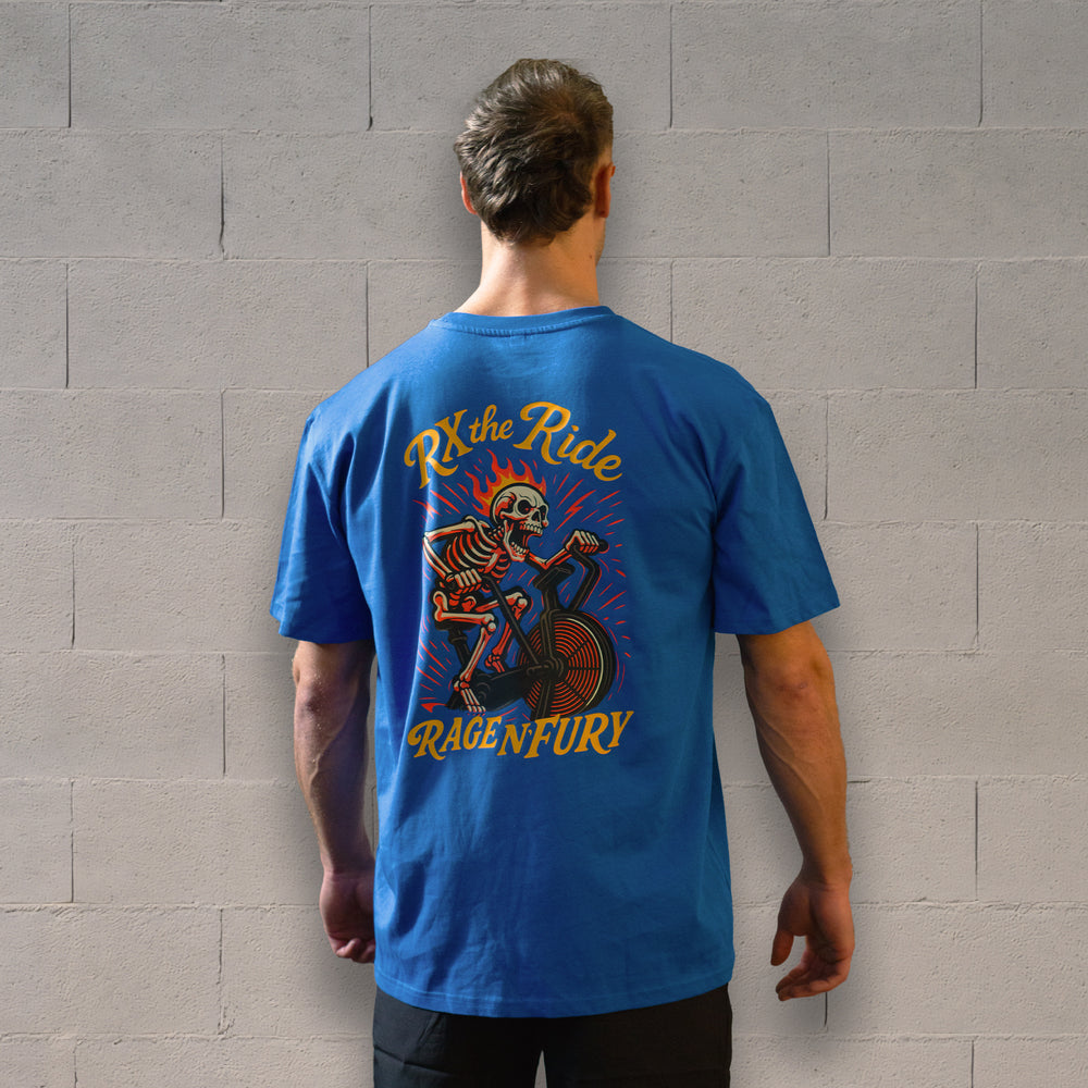 
                  
                    Tshirt Oversize Unisex Bleu RX THE RIDE
                  
                