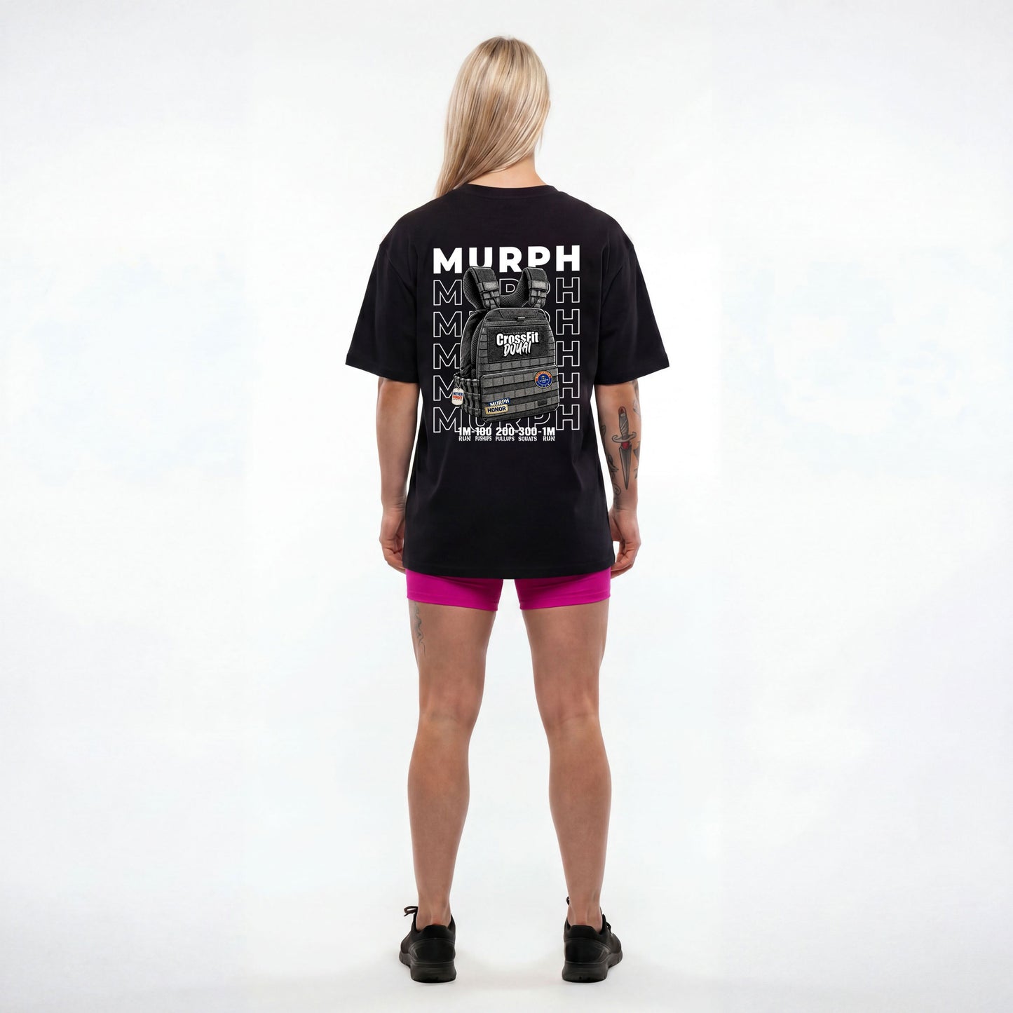 
                  
                    Tshirt Oversize Unisex Noir MURPH CF Douai
                  
                