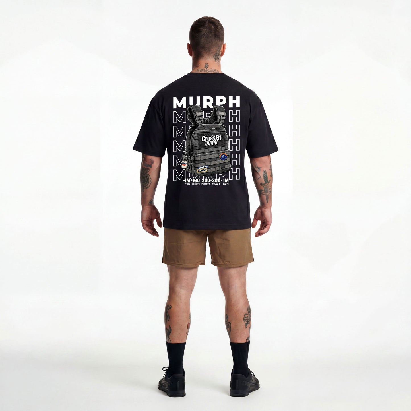 
                  
                    Tshirt Oversize Unisex Noir MURPH CF Douai
                  
                