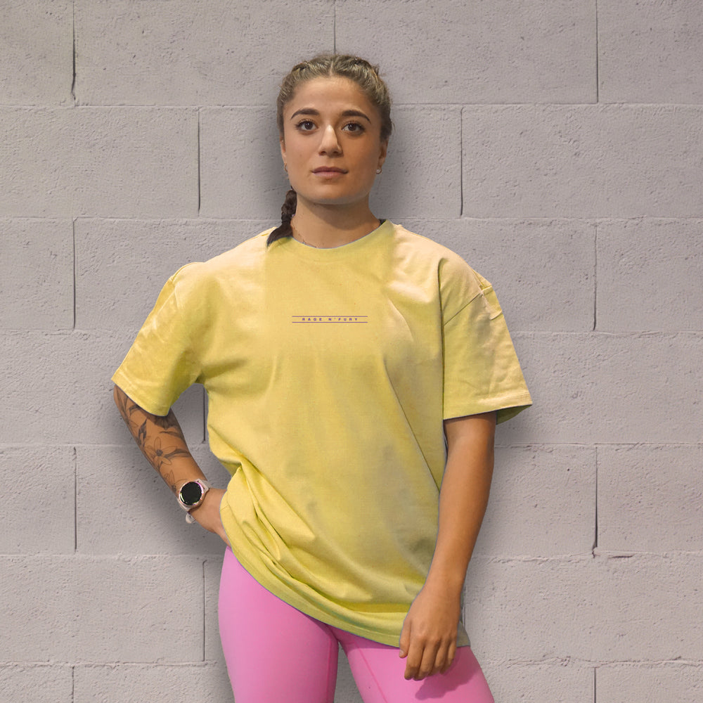 
                  
                    Tshirt Oversize Unisex  Jaune Love
                  
                