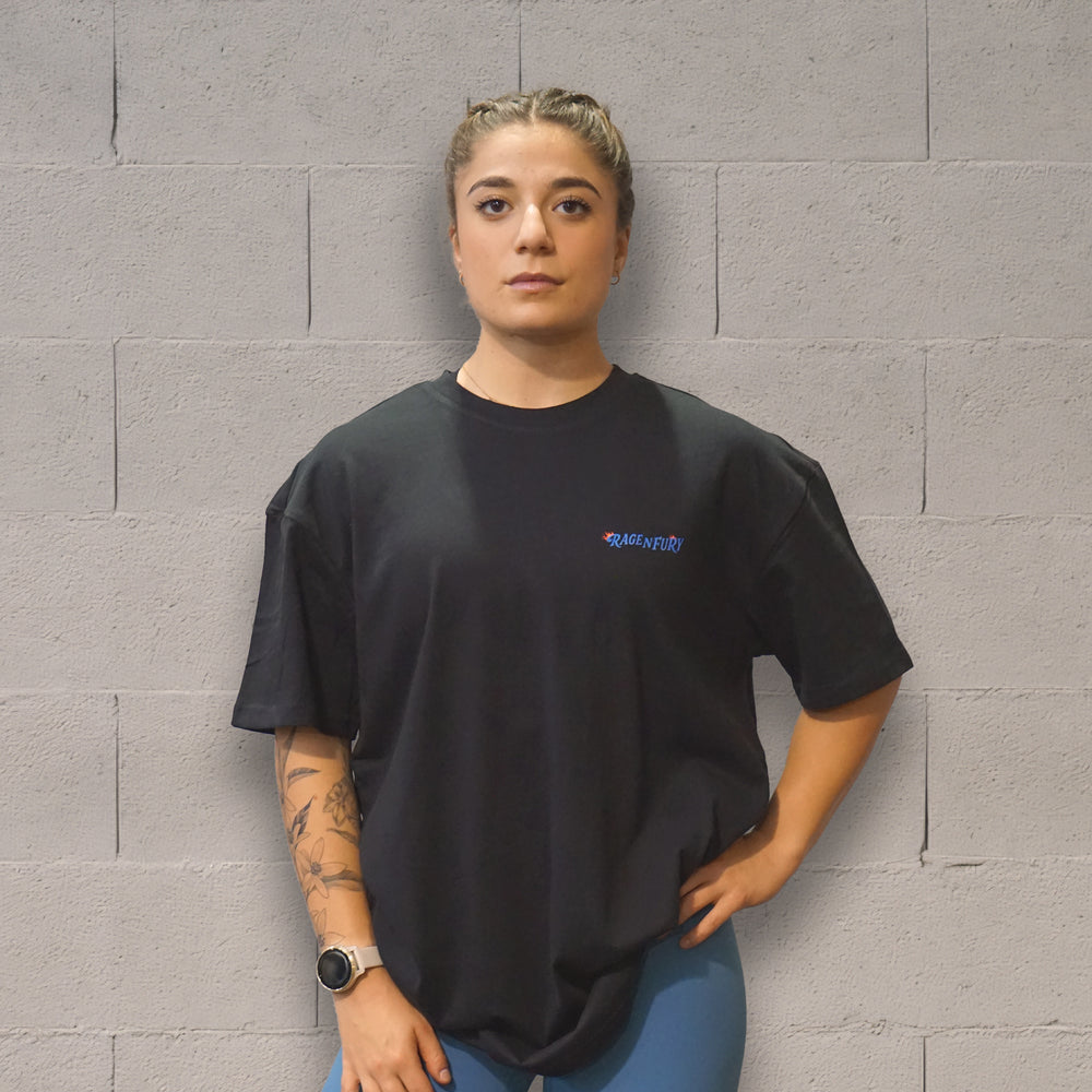 
                  
                    Tshirt Oversize Unisex Noir RX THE RIDE
                  
                