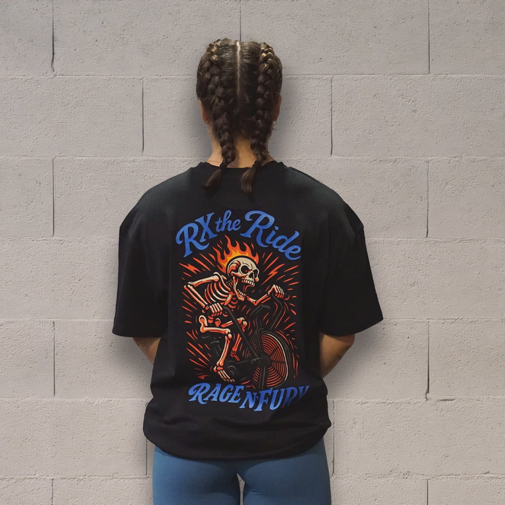 
                  
                    Tshirt Oversize Unisex Noir RX THE RIDE
                  
                