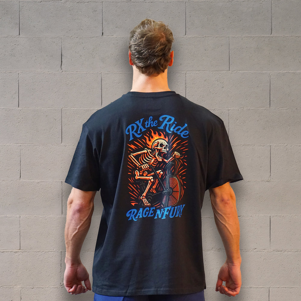 
                  
                    Tshirt Oversize Unisex Noir RX THE RIDE
                  
                