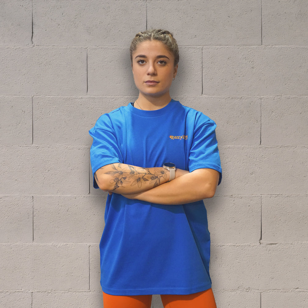 
                  
                    Tshirt Oversize Unisex Bleu RX THE RIDE
                  
                