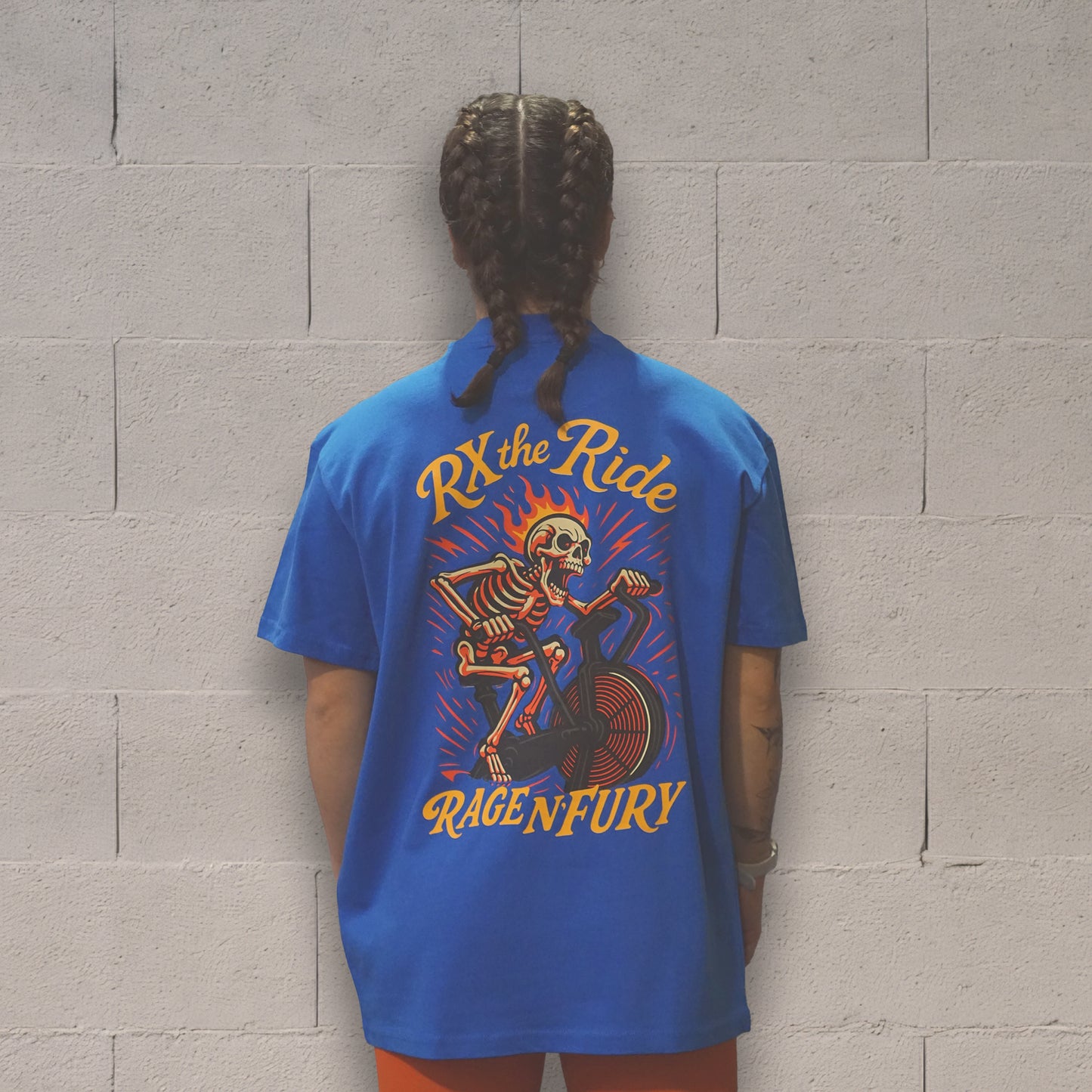 
                  
                    Tshirt Oversize Unisex Bleu RX THE RIDE
                  
                