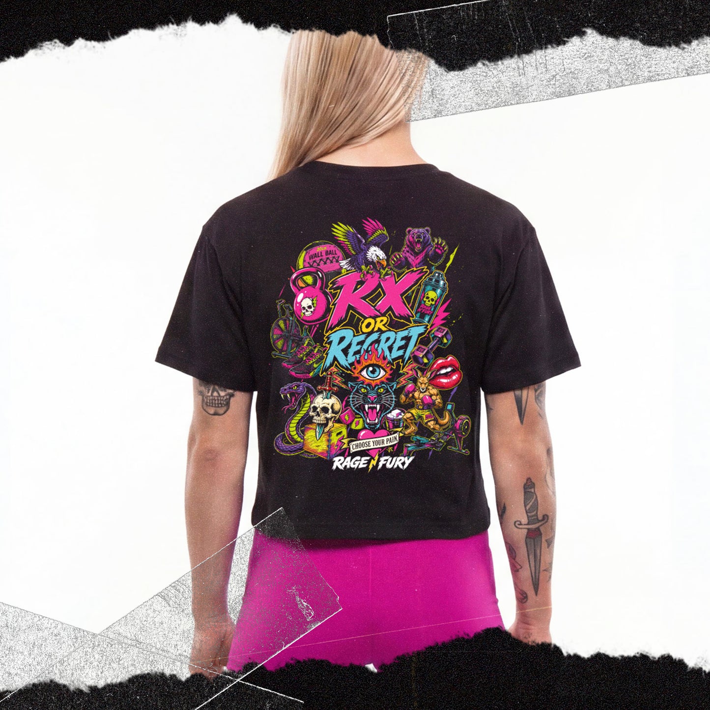 
                  
                    Tshirt Crop Noir OVERKILL
                  
                