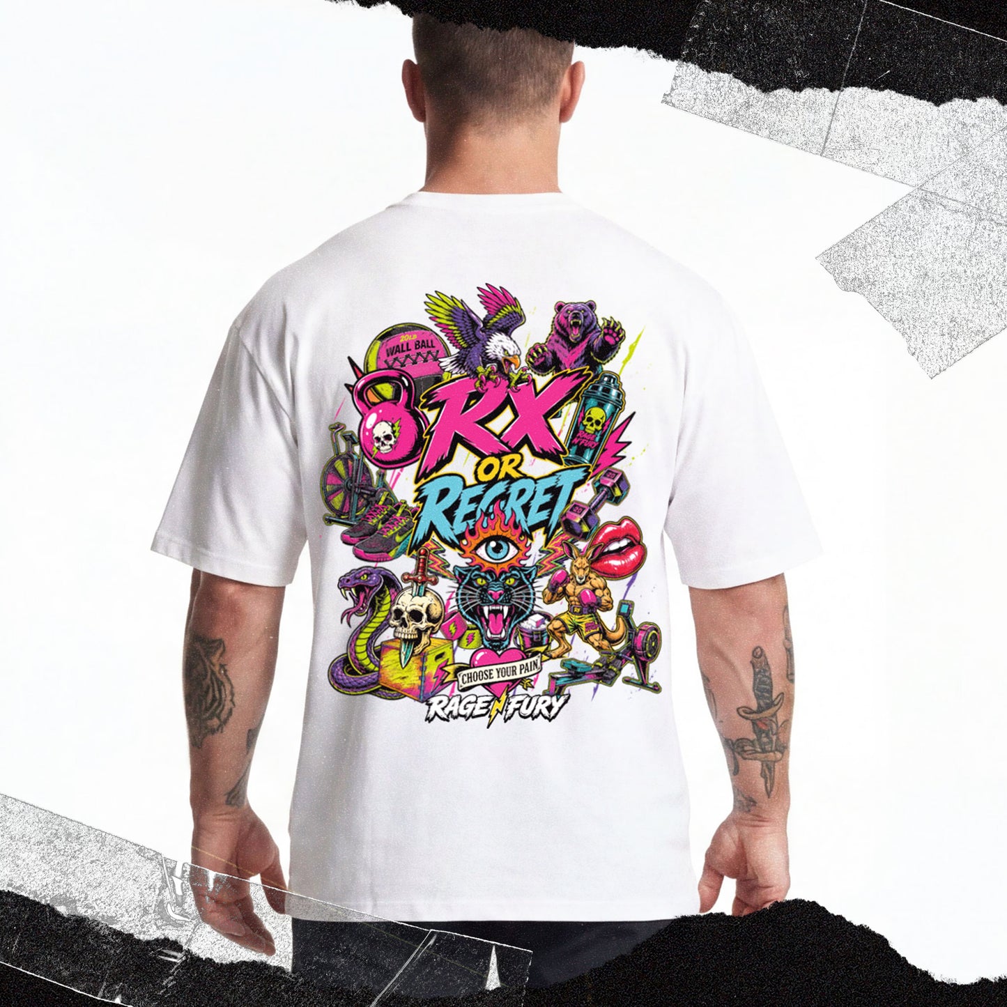 
                  
                    Tshirt Oversize Unisex Blanc OVERKILL
                  
                