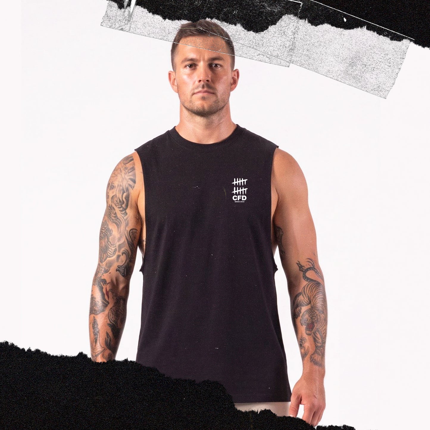 
                  
                    Tank Oversize Unisex Noir CF Douai
                  
                