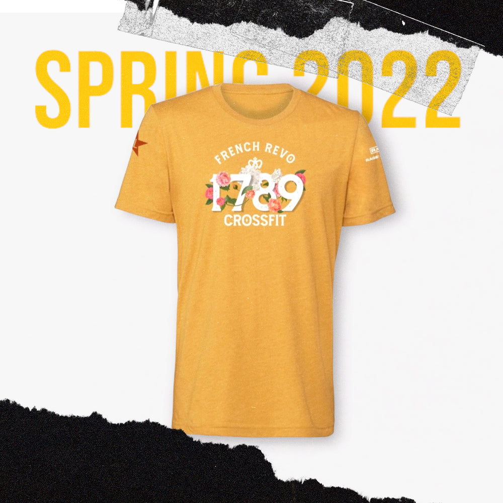 
                  
                    Camiseta Hombre Mostaza 1789 CrossFit
                  
                