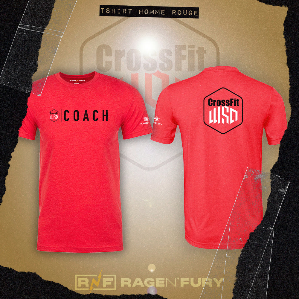 Tshirt Coach Rouge WSD Crossfit